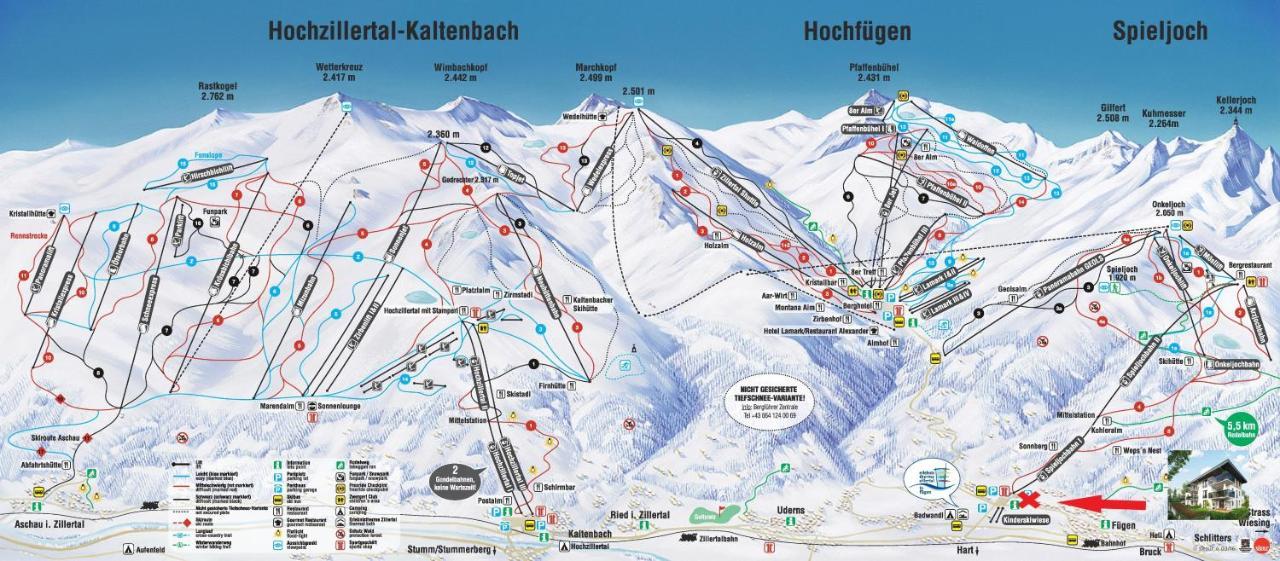 Familienwohnung Wildspitze Fügen Zewnętrze zdjęcie